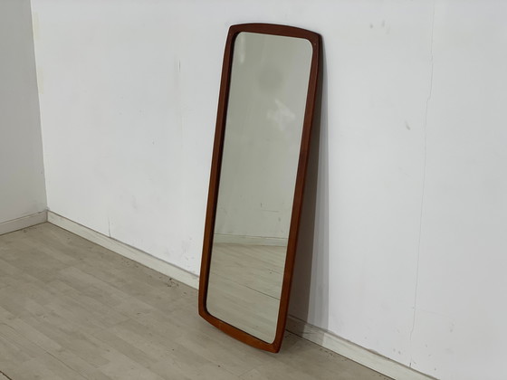 Image 1 of Danish teak mirror