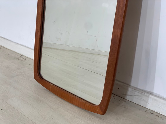 Image 1 of Danish teak mirror