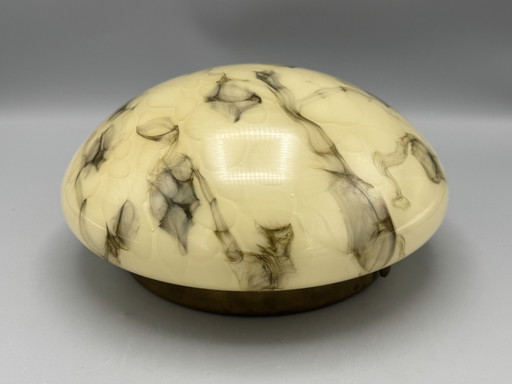 Art Deco Style Marbled Ceiling Light