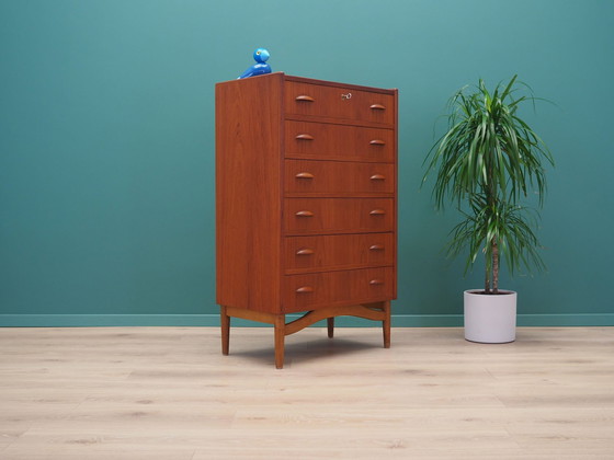 Image 1 of Teak Chest Of Drawers, Danish Design, 1970S, Production: Denmark