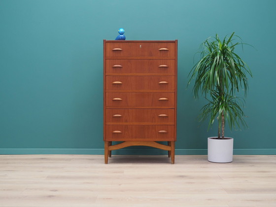 Image 1 of Teak Chest Of Drawers, Danish Design, 1970S, Production: Denmark