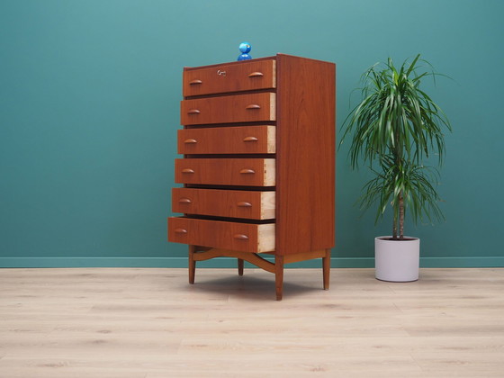 Image 1 of Teak Chest Of Drawers, Danish Design, 1970S, Production: Denmark