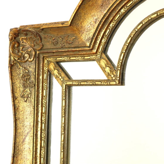 Image 1 of Mid - Century Gold Leaf Rococo Style Mirror