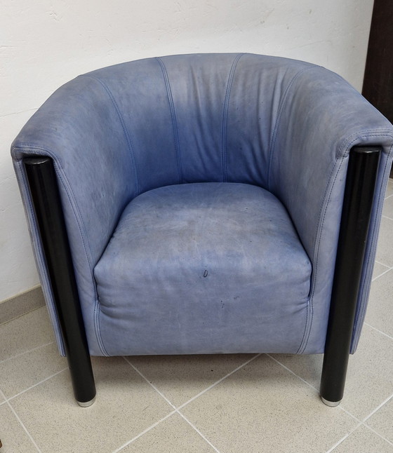 Image 1 of 2x fauteuil Gelderland bleu