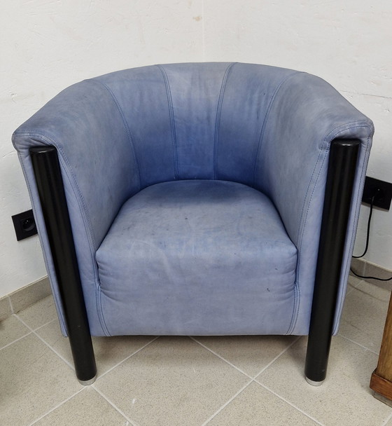 Image 1 of 2x fauteuil Gelderland bleu