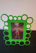 Cornice portafoto IKEA vintage verde in stile Pop-Art