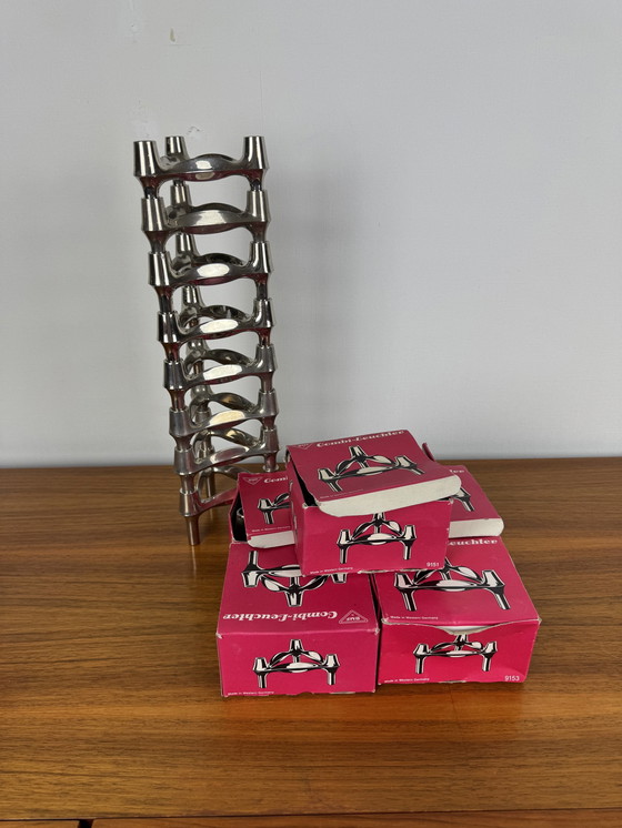 Image 1 of 13X Bmf Stoff Nail Candlesticks, 5 In Box!