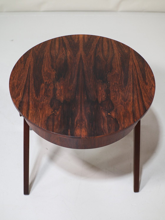 Image 1 of Tavolino laterale in palissandro, tavolo da cucito, stile vintage danese