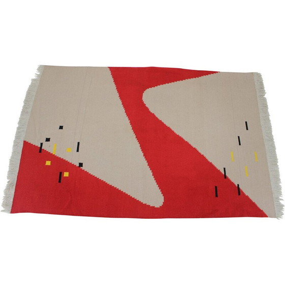 Image 1 of Vintage wool Kilim rug, 1950