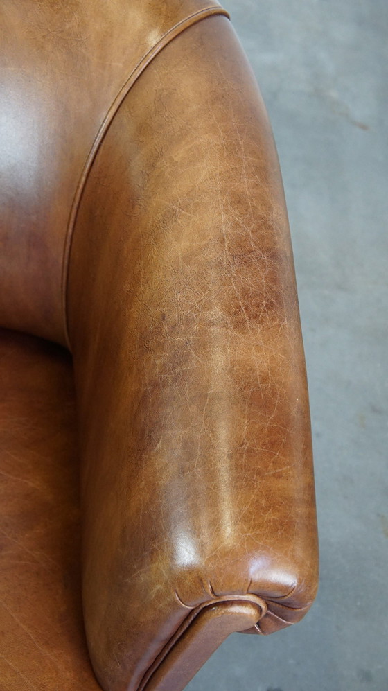 Image 1 of Club Chair Made Of Beef Leather