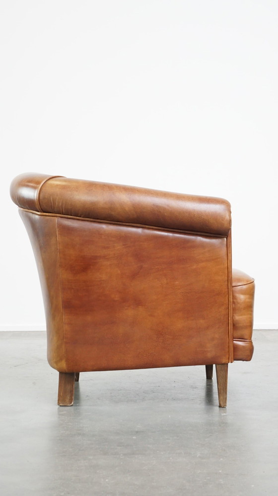 Image 1 of Club Chair Made Of Beef Leather