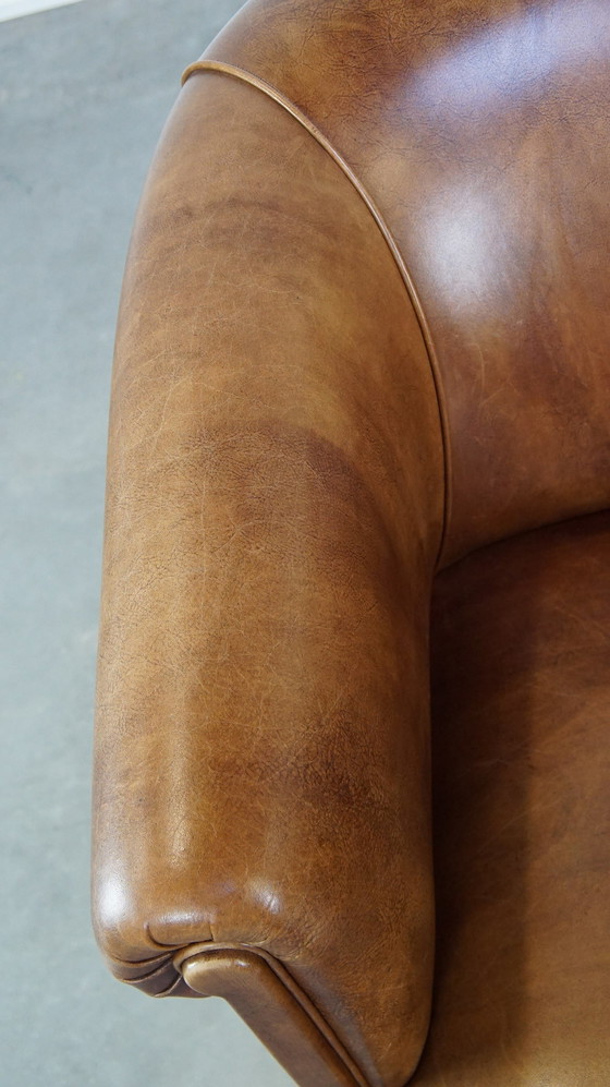 Image 1 of Club Chair Made Of Beef Leather