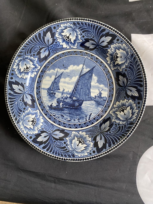 Enseigne murale vintage societe ceramique