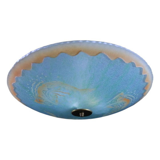 Image 1 of Lampada da soffitto vintage Art Déco a forma di sirena, anni '30