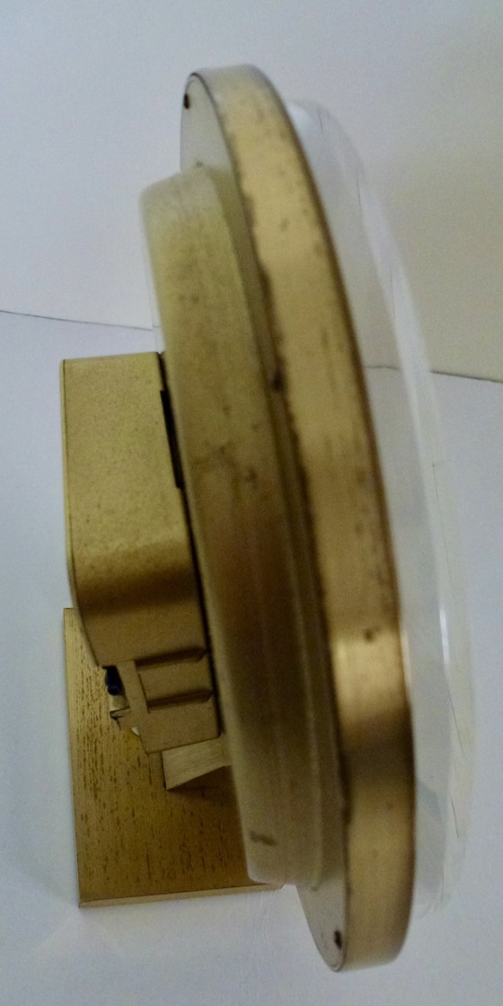 Image 1 of Table Clock World Time Gold From Kienzle, Germany, Years 7