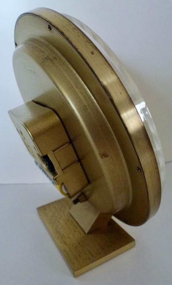 Image 1 of Table Clock World Time Gold From Kienzle, Germany, Years 7