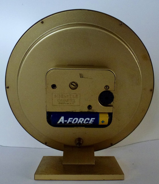 Image 1 of Table Clock World Time Gold From Kienzle, Germany, Years 7