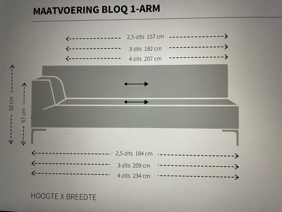 Image 1 of Canapé d'angle Bloq Design on Stock