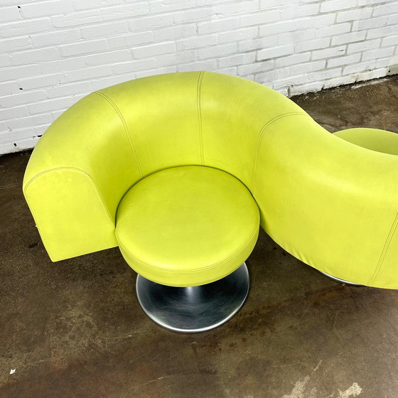 Image 1 of Double yellow space age. chair