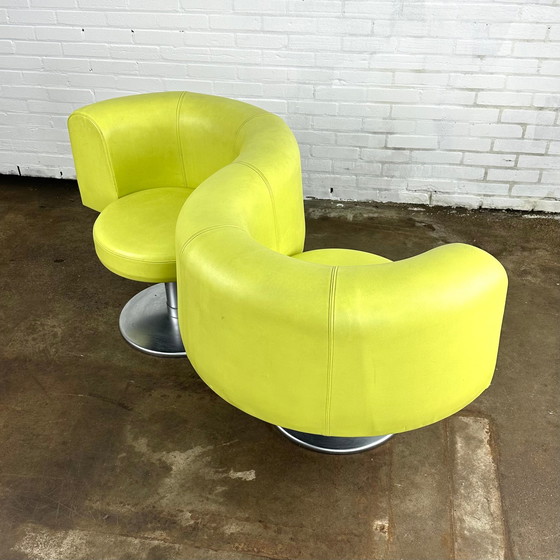 Image 1 of Double yellow space age. chair