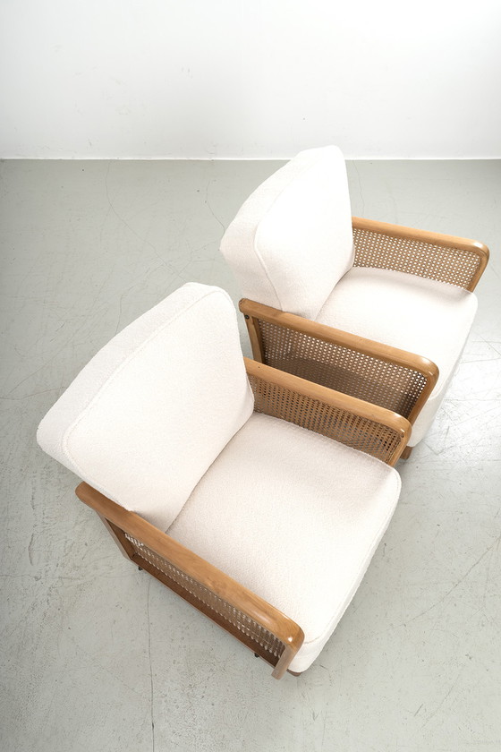 Image 1 of 2x Art Deco club armchairs