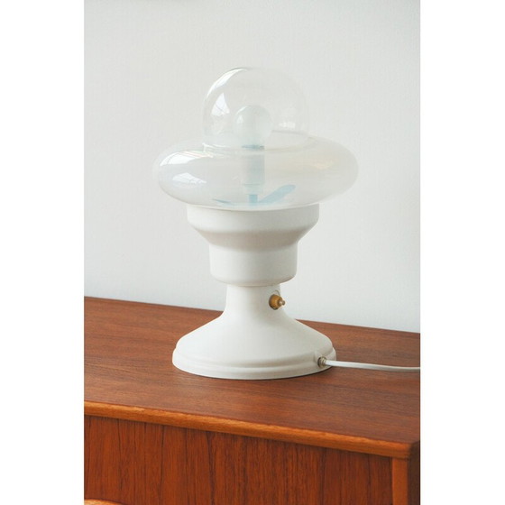 Image 1 of Vintage white lamp, 1970