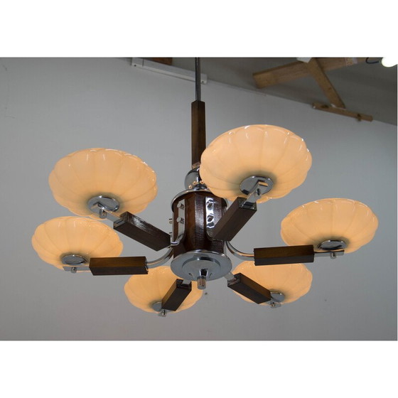 Image 1 of Vintage Art Deco chandelier, 1930s