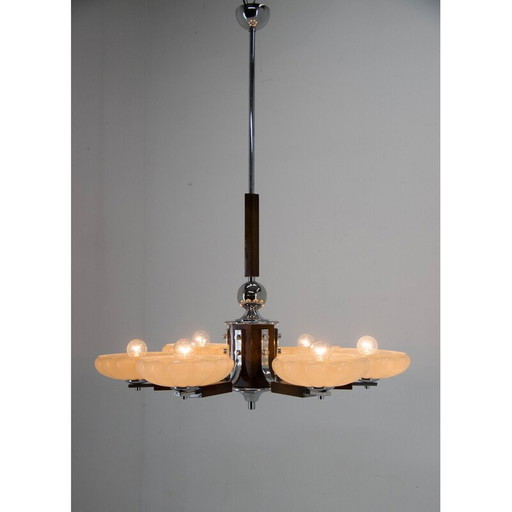 Vintage Art Deco chandelier, 1930s