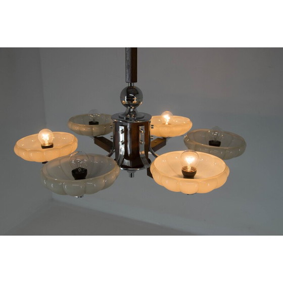 Image 1 of Vintage Art Deco chandelier, 1930s