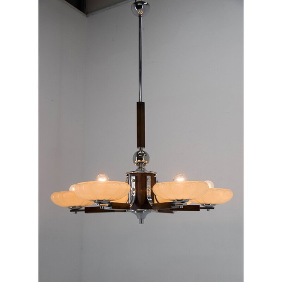Image 1 of Vintage Art Deco chandelier, 1930s