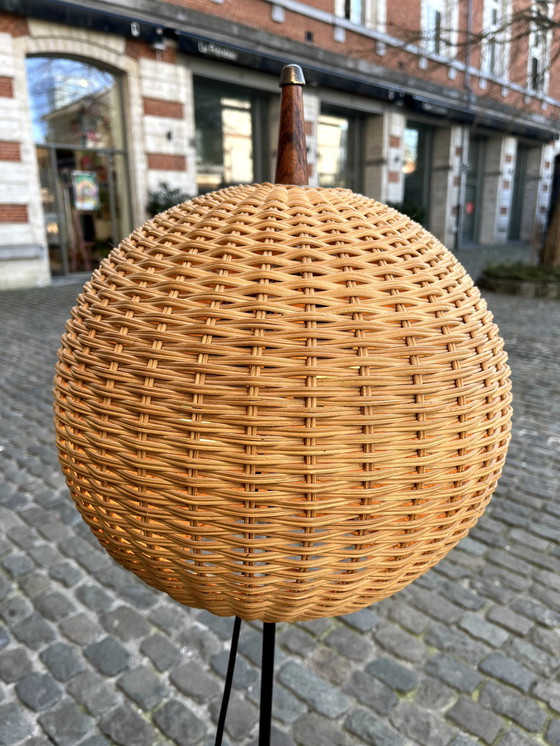 Image 1 of A "Fliegenbein" floor lamp, model 2116, by Julius T.Kalmar, Austria, 1960's