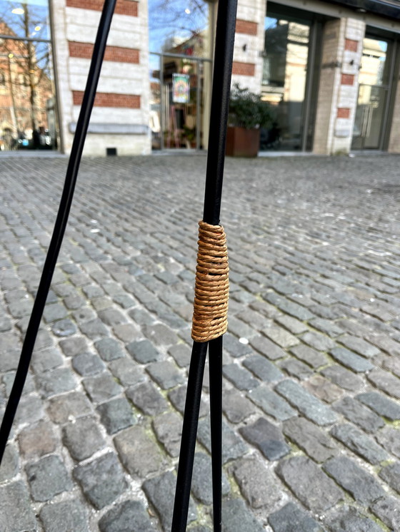 Image 1 of A "Fliegenbein" floor lamp, model 2116, by Julius T.Kalmar, Austria, 1960's