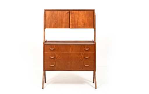 Danish Vanity Dresser in Teak, 1950s