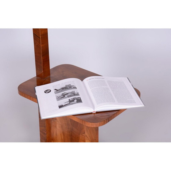 Image 1 of Vintage Art Deco walnut floor lamp by J. Halabala for UP Závody, Czechoslovakia 1920