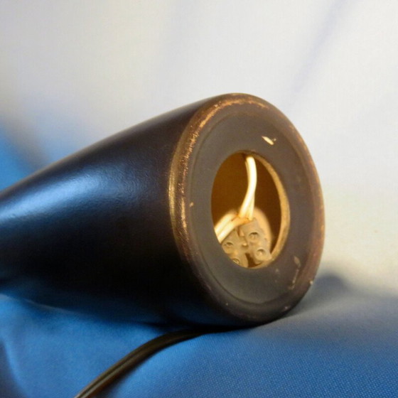 Image 1 of Vintage stoneware bedside lamp with two assymetrical arms from Soholm, Denmark 1955