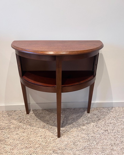 Table demi-lune vintage