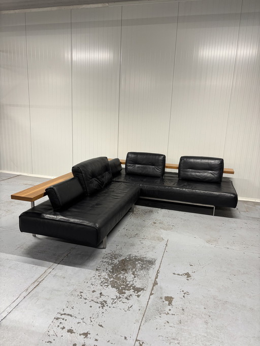 Rolf Benz Dono Leather Corner Sofa