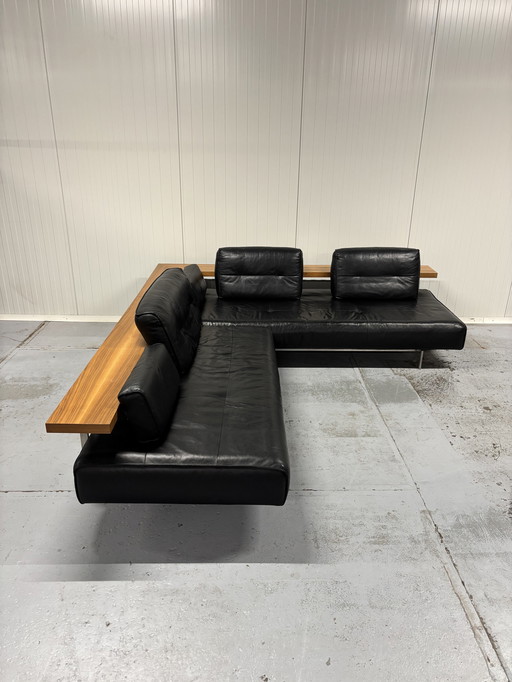 Rolf Benz Dono Leather Corner Sofa