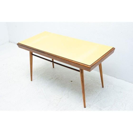 Image 1 of Tavolino vintage in legno di faggio di Interiér Praha, Cecoslovacchia 1960