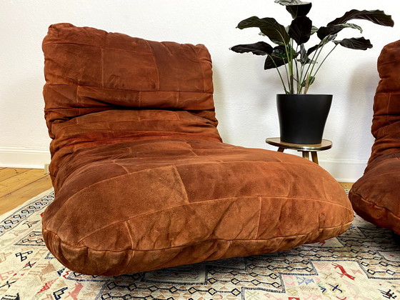 Image 1 of 2X Marsala Armchair 2Seater Sofa By Michel Ducaroy For Ligne Roset