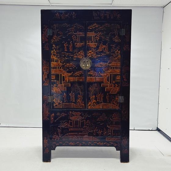 Image 1 of Antique Chinese Wedding Cabinet