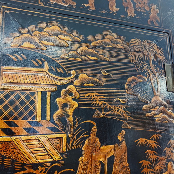 Image 1 of Antique Chinese Wedding Cabinet