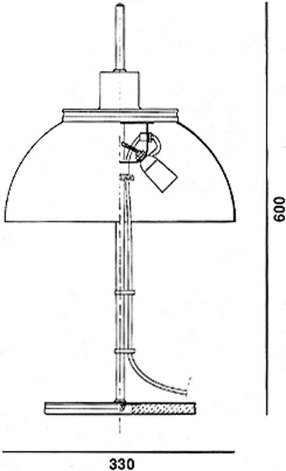 Image 1 of Harvey Guzzini Lampe de table Faro 1970