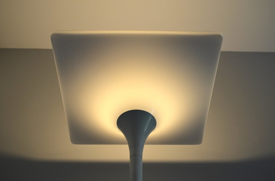 Image 1 of Vintage Design Floor Lamp With Square Acrylic Shade