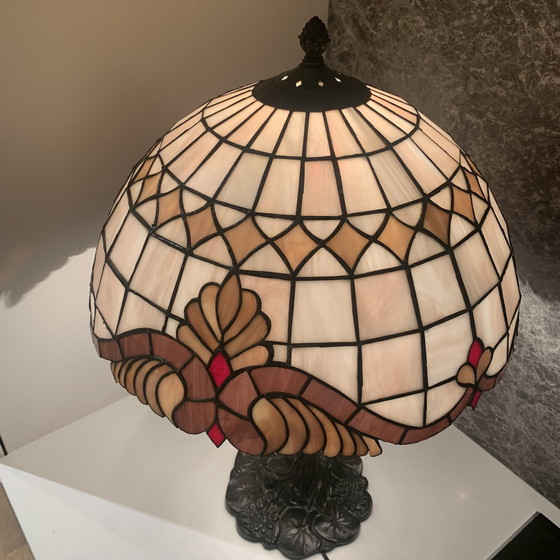 Image 1 of Lampade da tavolo a forma di libellula in stile Tiffany