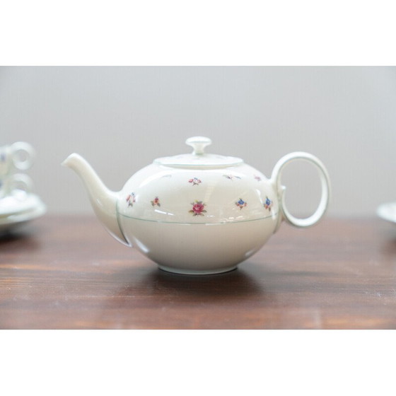 Image 1 of Set di 5 tazze vintage in avorio boemo, Germania 1930