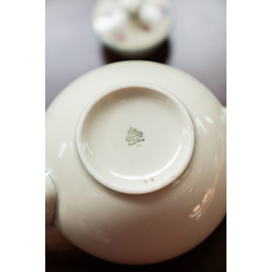 Image 1 of Set di 5 tazze vintage in avorio boemo, Germania 1930