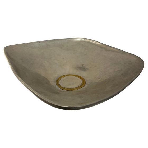 Image 1 of Designer Bowl In Tin And Brass, David Marshall, Spain, 1970