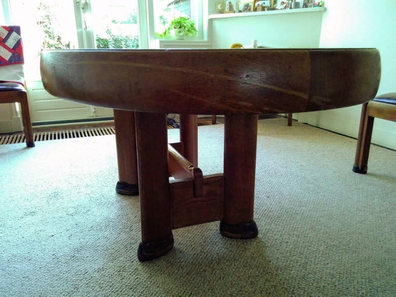 Image 1 of Amsterdam School Dining Table And Chairs