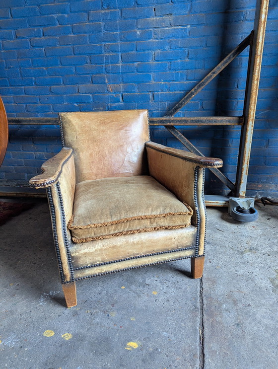 Image 1 of Lounge Armchair, Art Deco, 1930'S/1940S